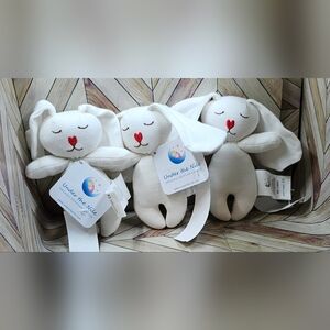 Under the Nile 3 ORGANIC BABY BUNNY perfect for embroidery NWT, baby gifts